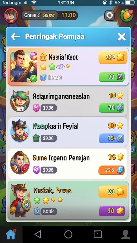 Tampilan antarmuka yang menarik dan mudah dipahami.