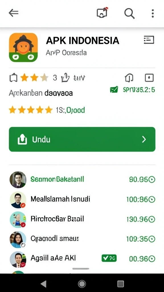 Tampilan antarmuka yang ramah pengguna.