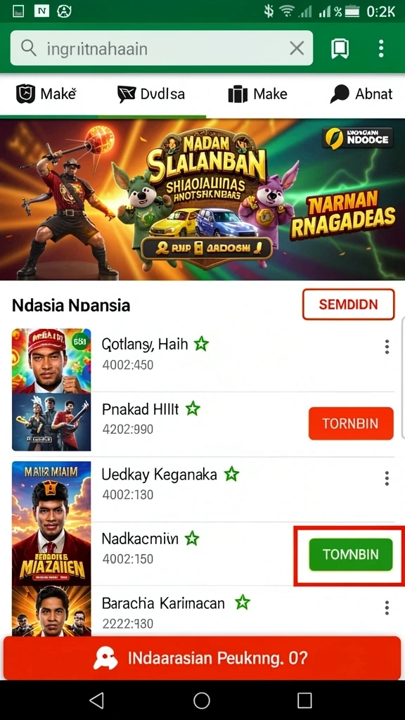 Fitur chat multiplayer untuk interaksi pemain.
