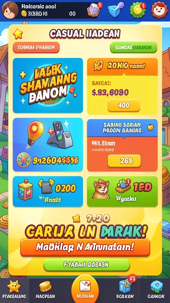 Screenshot tampilan awal game yang menarik.