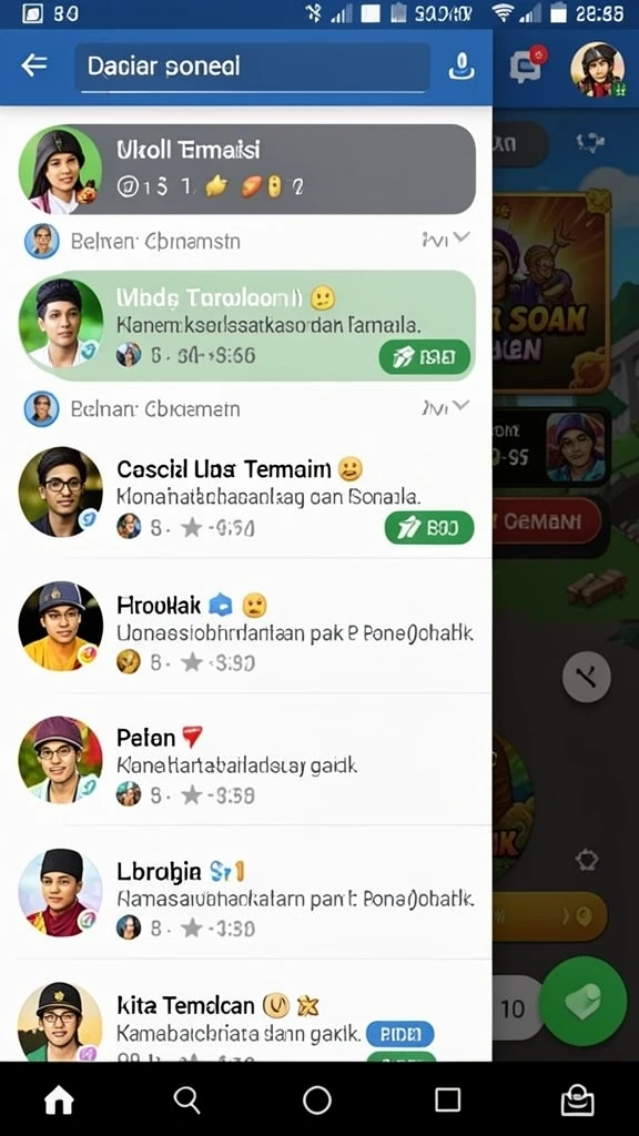 Fitur multiplayer yang memungkinkan bermain bersama teman.