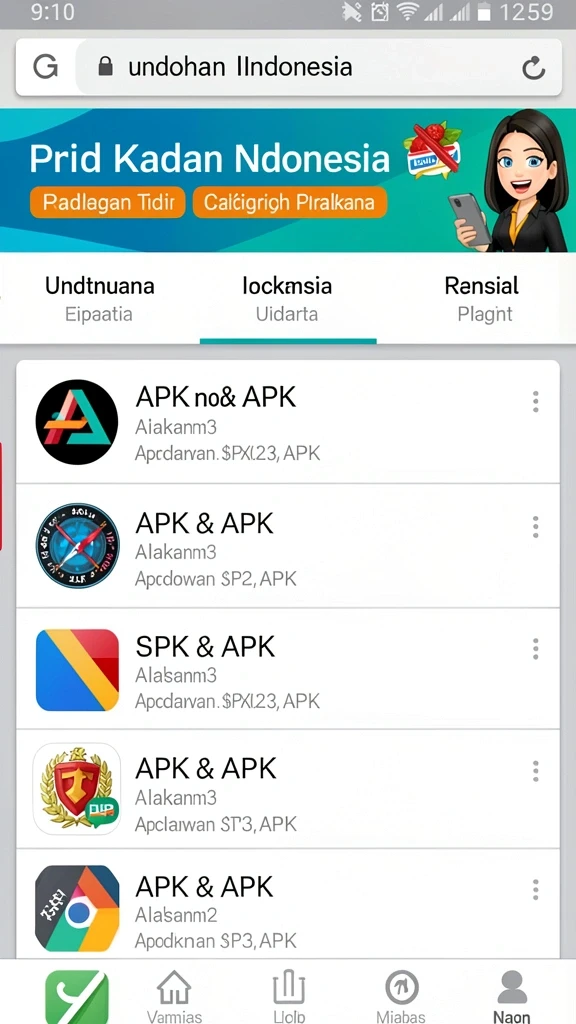 Menu yang mudah dinavigasi untuk semua pemain.