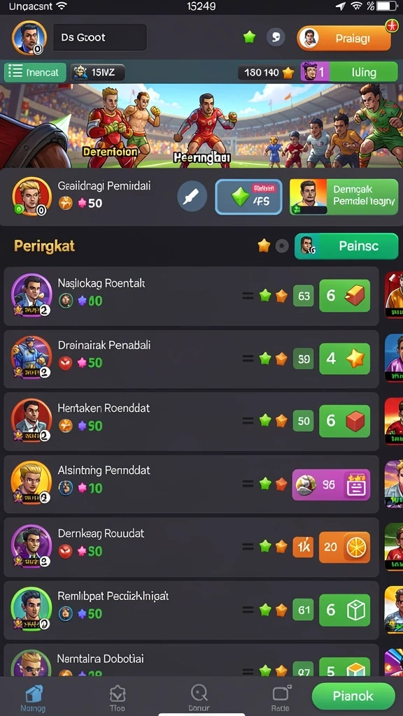 Tangkapan layar menunjukkan karakter utama siap untuk bertualang.
