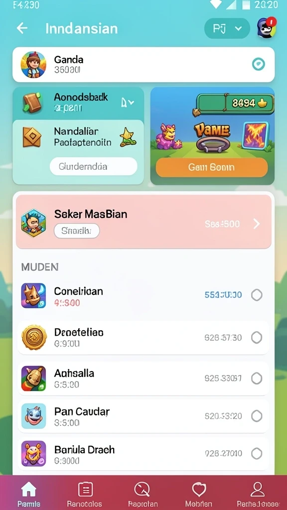 Pengalaman bermain yang seru dan menantang.