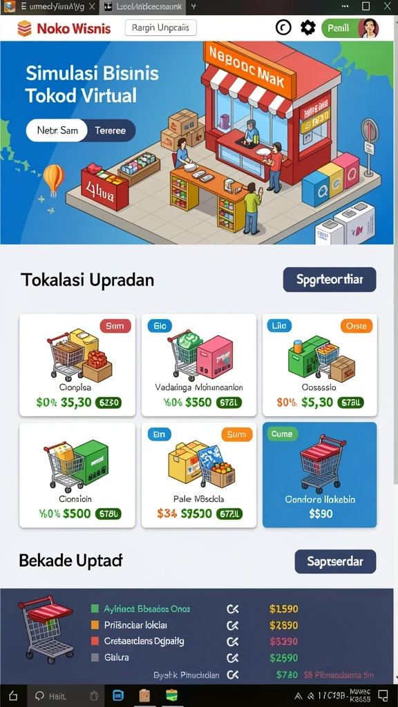 Mode permainan yang variatif dan seru.
