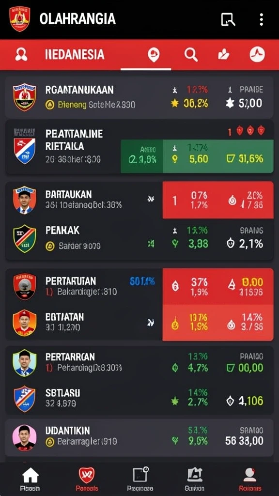 Tampilan layar utama K234 yang menarik.