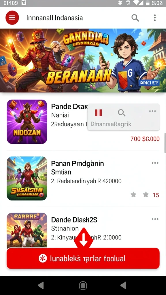 Pengaturan karakter yang menarik dan detail.