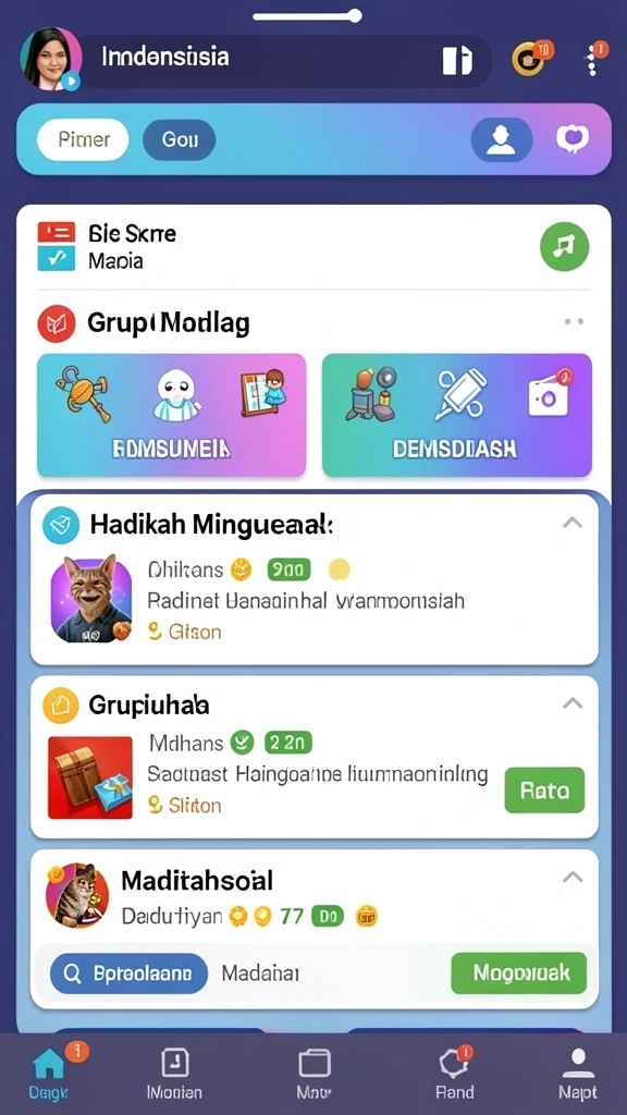 Tampilan utama game NIKMAT777 yang menarik.