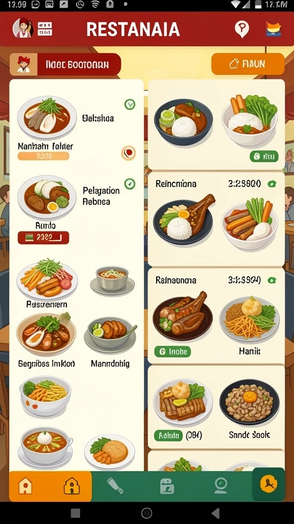 Tampilan antarmuka yang user-friendly dan menarik.