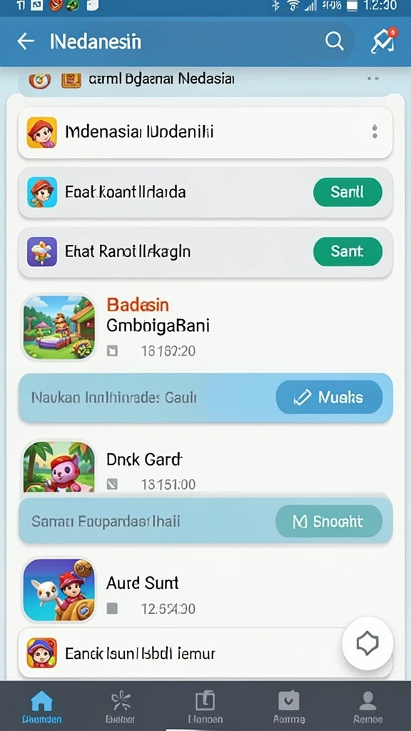 Fitur komunitas yang memungkinkan interaksi antar pemain.