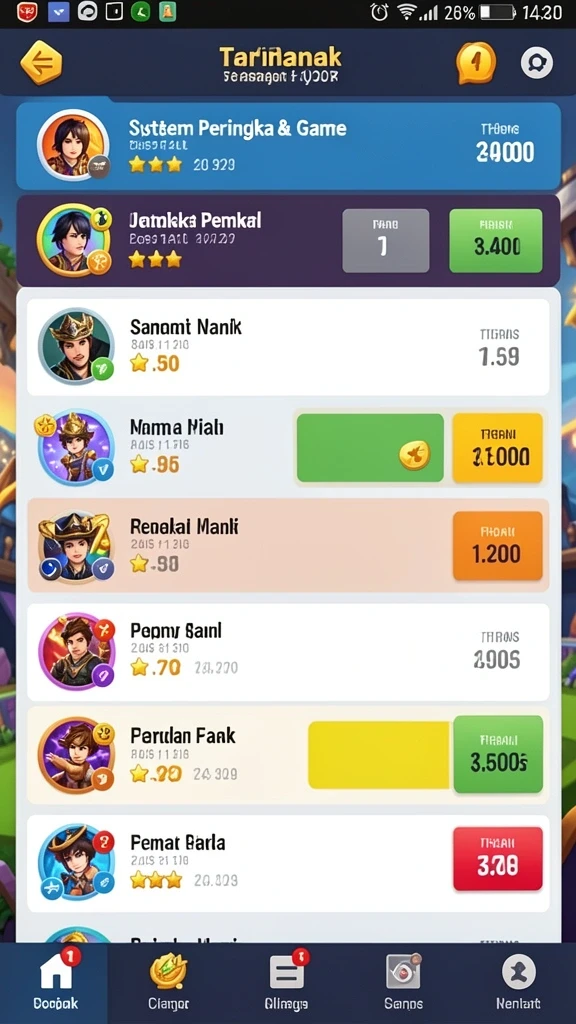 Fitur komunitas yang mendukung interaksi antar pemain.