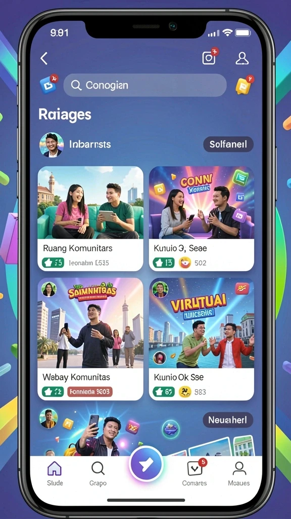 Aksi seru dalam pertempuran melawan musuh.