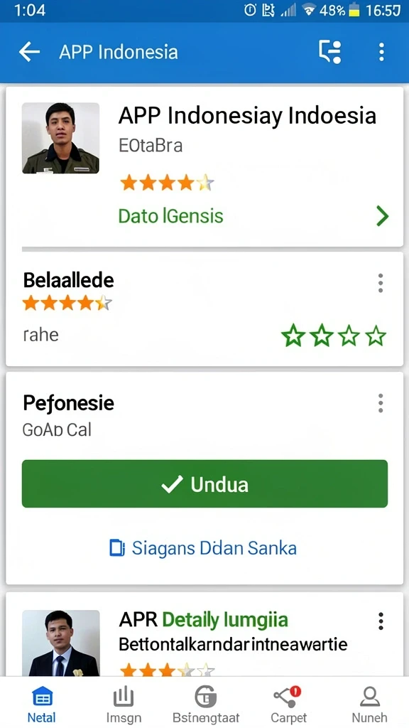 Tampilan antarmuka yang intuitif memudahkan navigasi.