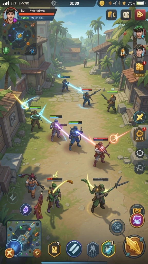 Screenshot momen menegangkan saat menghadapi boss level.