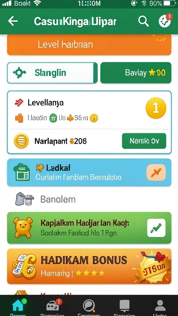 Karakter utama dalam aksi seru melawan monster.