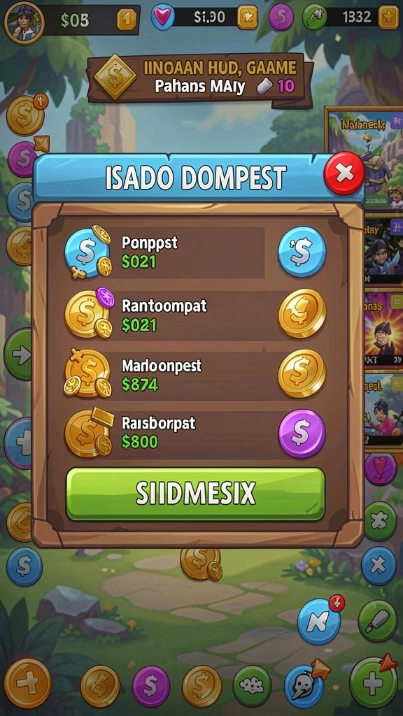 Tangkapan layar menampilkan berbagai karakter unik dalam game.