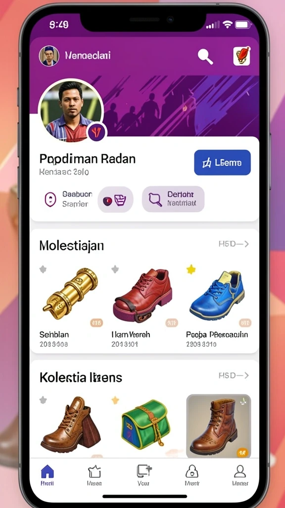 Tampilan antarmuka yang ramah pengguna dan mudah dinavigasi.