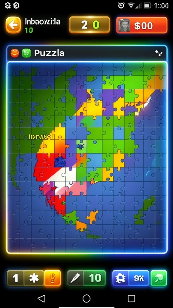 Screenshot menampilkan karakter saat beraksi di level sulit.
