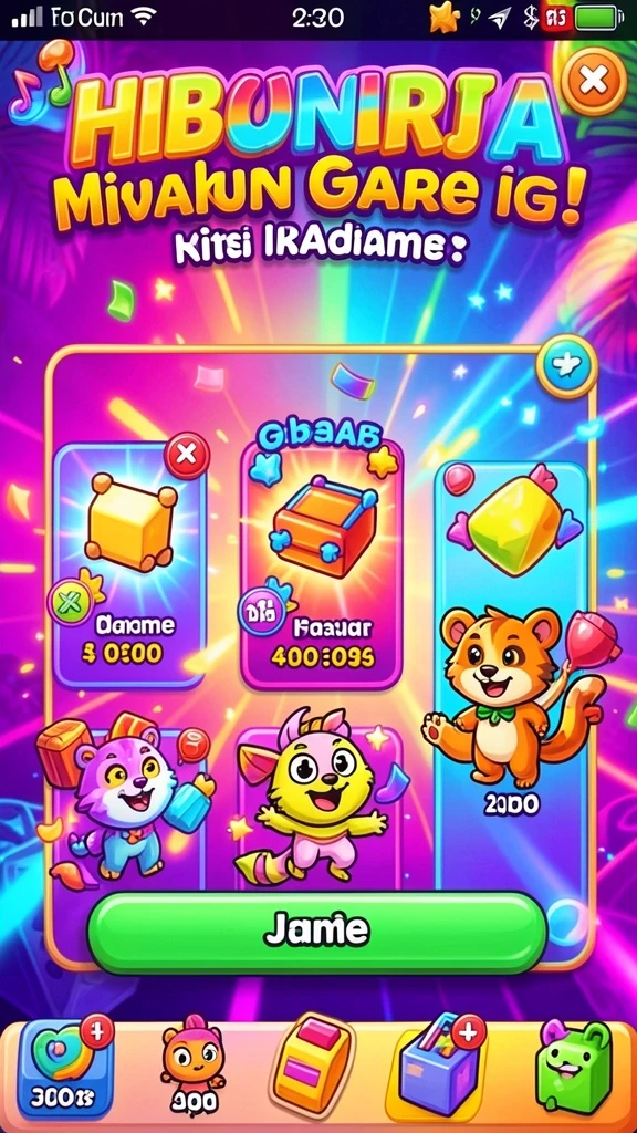 Gameplay yang menarik dan adiktif.