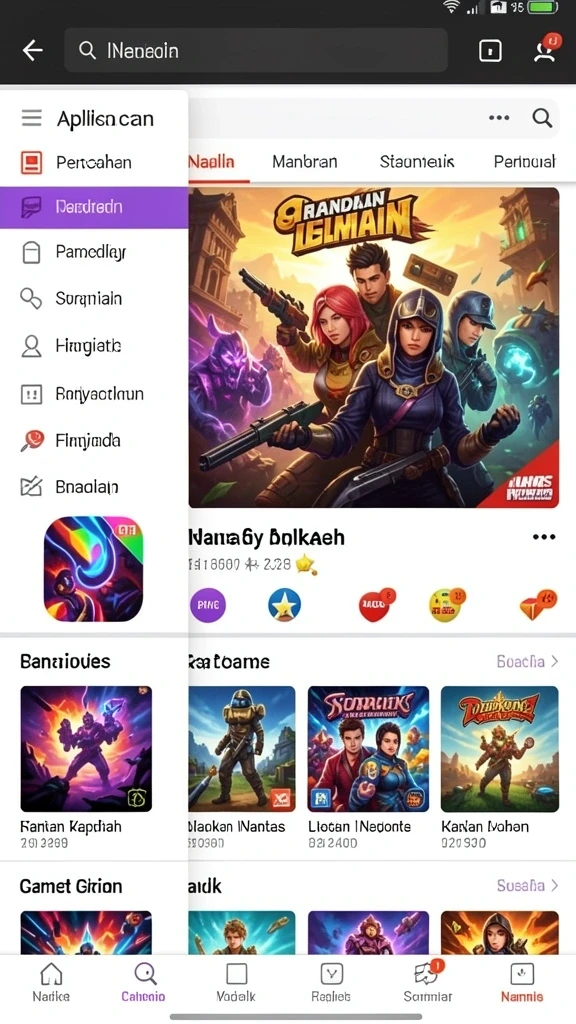 Beragam karakter unik untuk dipilih dan ditingkatkan.