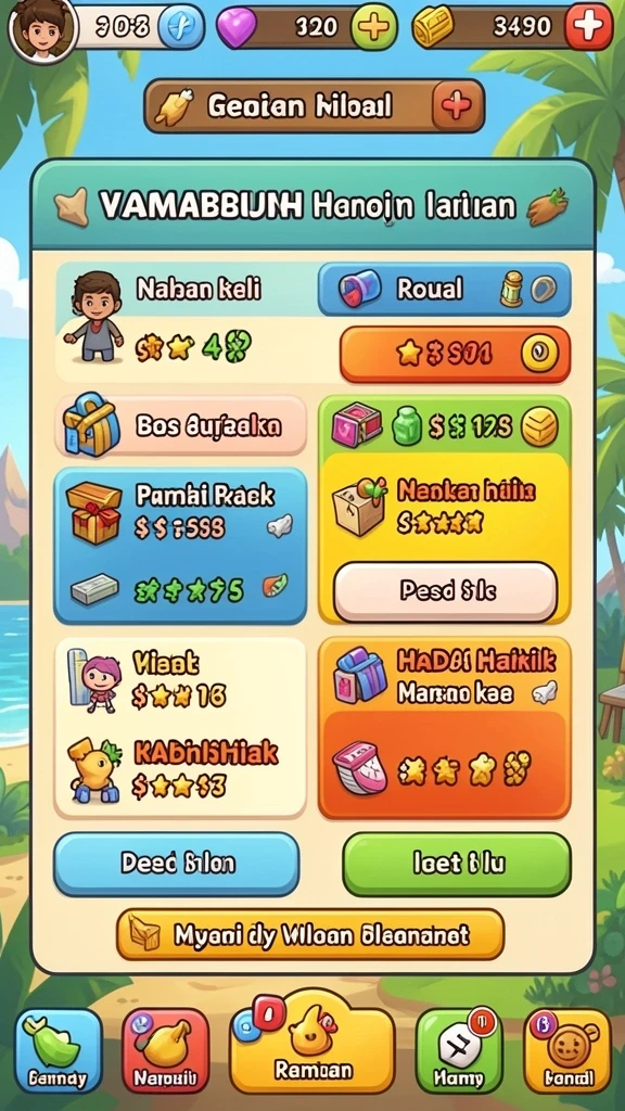 Karakter utama dalam game WINJKT dengan desain yang menawan.