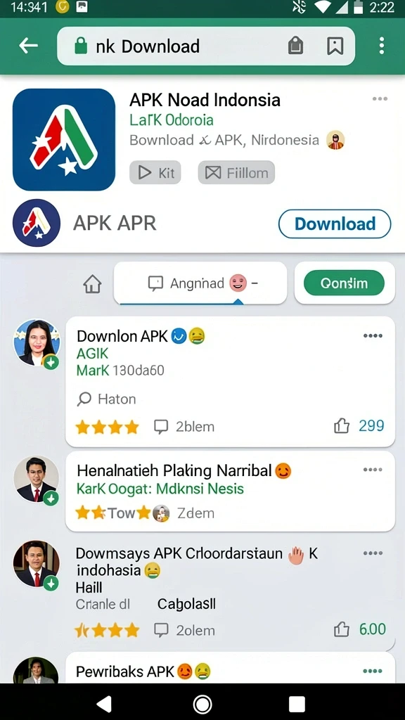 Tampilan utama yang menarik dan intuitif.