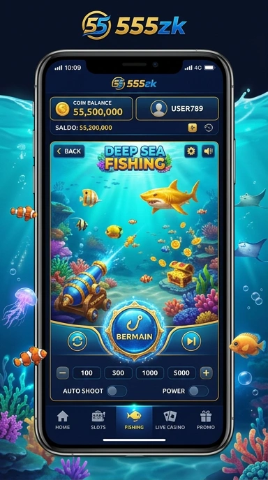 555zk — layar beranda